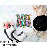 Lucky mama DTF Transfer