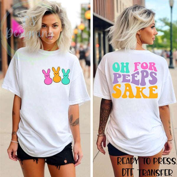 Oh for peeps sake DTF Transfer