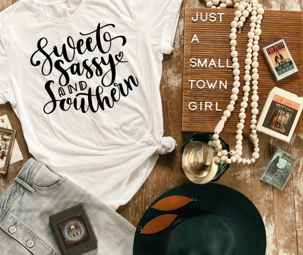Sweet Sassy and Southern Screen Print Transfer