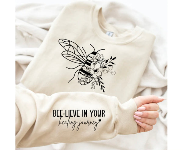 Bee lieve Screen Print Transfer
