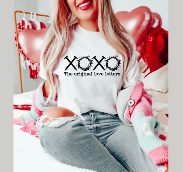 Xoxo the original love letters Screen Print Transfer