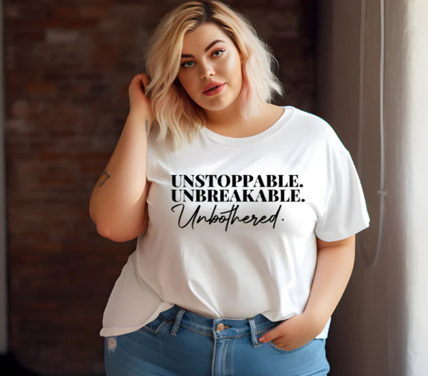Unstoppable Screen Print Transfer