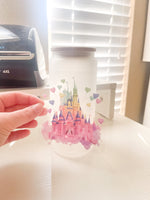 Rainbow castle UV DTF Transfer