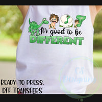 Good to be different DTF Transfer