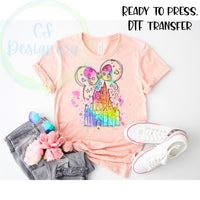 Splatter Castle DTF Transfer