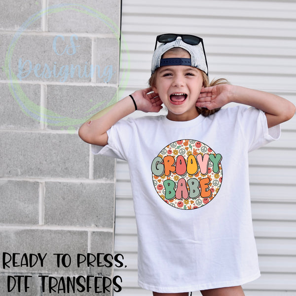 Groovy babe DTF Transfer