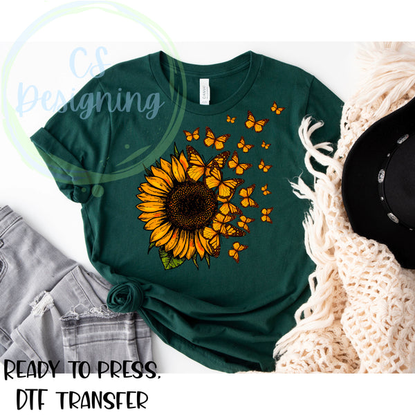 Sunflower DTF Transfer