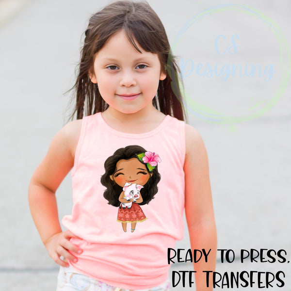 Ocean princess DTF Transfer