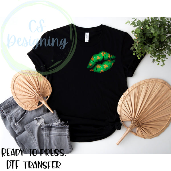 Clover lips DTF Transfer
