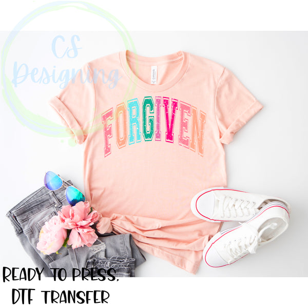 Forgiven DTF Transfer