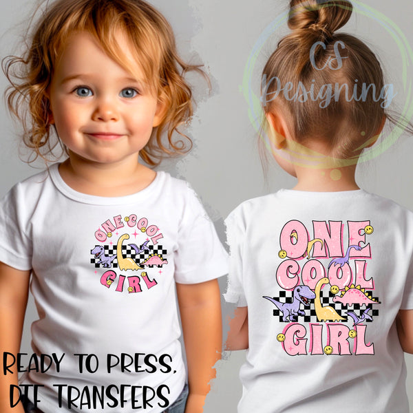 One cool girl DTF Transfer