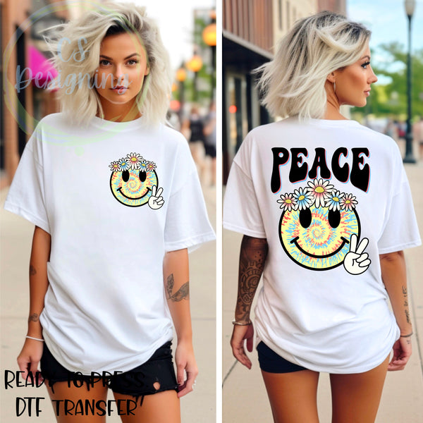 Peace DTF Transfer
