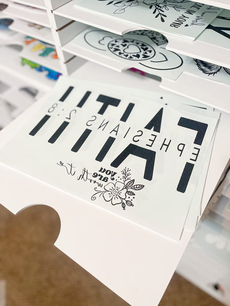 Faith, Ephesians 2:8, you are worth it Screen Print Transfer