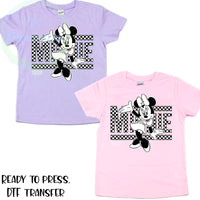 Girl mouse DTF Transfer