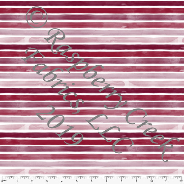 Watercolor Stripes Valentine’s Day