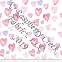 Watercolor Hearts Valentine’s Day