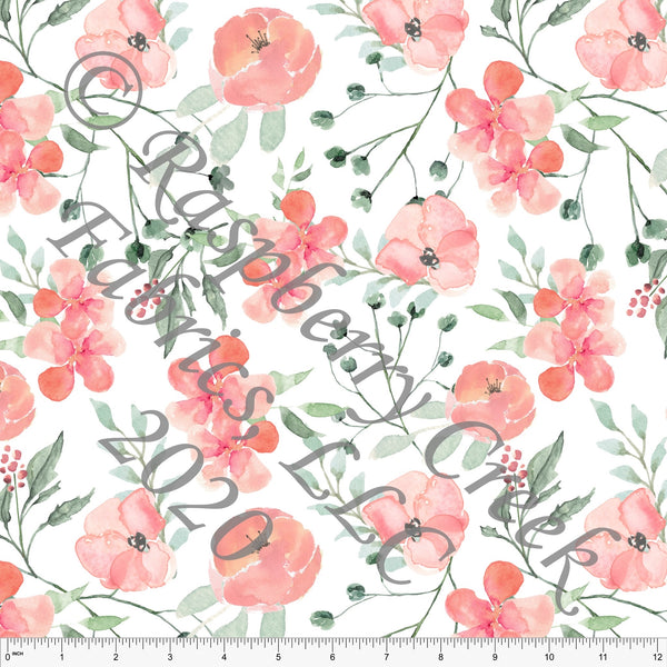Dusty pink floral