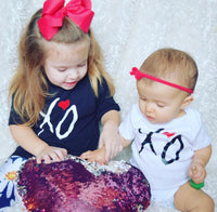 XO Valentines Day top