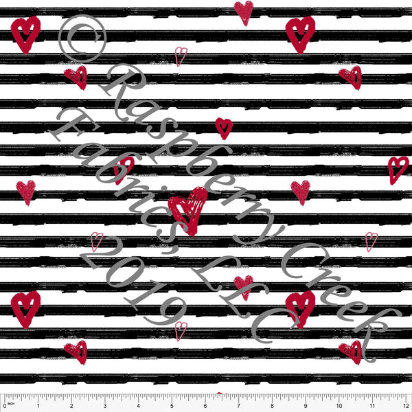 Hearts on Stripes Valentine’s Day