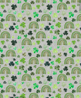Green rainbows and shamrocks