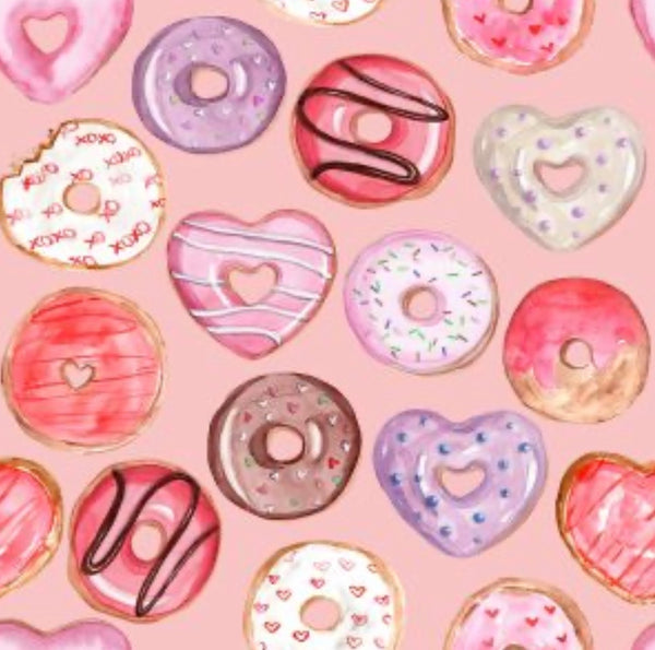 Heart donuts