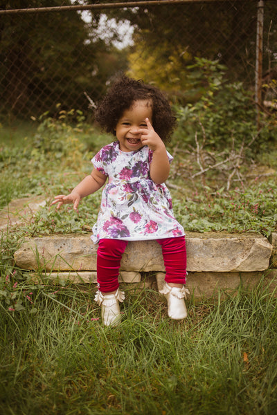 Burgundy Floral
